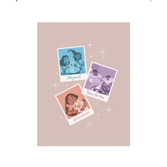 Disney 100th Encanto Alice Moana Short Sleeve Girls’ T Shirt Top Size L 10-12 - Picture 2 of 6